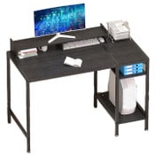 Wholesale - Dk Brn Wd Desk MDF Metal Legs 38.5"x18.5"x29" (No UPC, FNSKU Only) C/P 1, UPC: